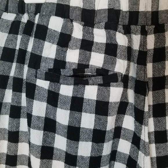 Banana republic factory linen blend Buffalo print Hayden pants - Picture 6 of 8